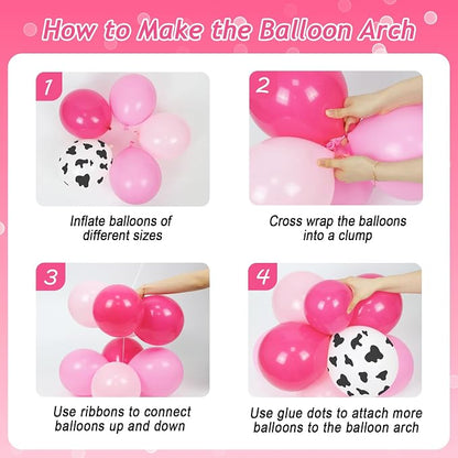 131pcs Cowgirl Balloon Arch Kit - Image 3
