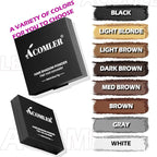 Acomler Root Touch Up Powder, Hairline Powder for Thinning Hair, Root Touch Up Hair Color, Gray Hair Coverage for Women Men Cover Up, Hair Loss Concealer Includes Makeup Brush (Light Brown, 0.42oz)