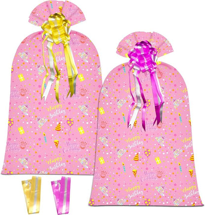 2 Pcs Large Gift Bags Oversized Plastic Storage Bags 48"x 36" by OILCUP