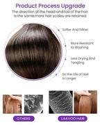 LaaVoo Hair Extensions Tape in Human Hair Ombre Tape in Hair Extensions Balayage Dark Brown to Medium Brown Mix Golden Brown Tape on Extensions Seamless 22inch 50g 20pcs