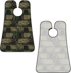 Adjustable Beard Bib, Non-Stick Hair Catcher Cape for Men's Shaving, Waterproof with 2 Suction Cups, Camouflage Hunting Deer Camo American Flag Shave Bib