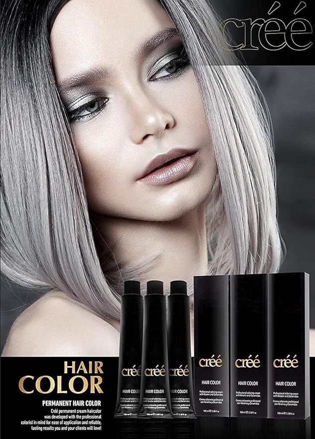 Cree Professional 9.21 - Very Light Lavender Blonde Permanent Hair Color - Long Lasting, Rich Vibrant - Gray Coverage 100ml - 3.4 fl.oz.