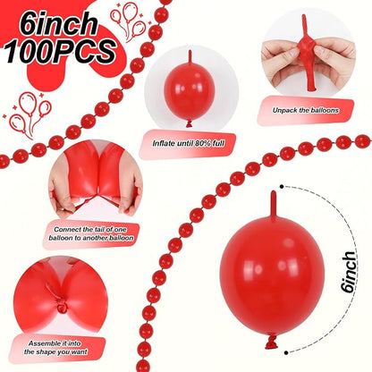 Red Link Balloons, Tails Balloon - Image 2