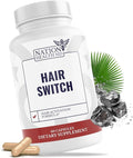 Hair Switch - Supplements for Hair and Scalp - Biotin, Zinc, Selenium, and More - Hair Activation Formula for Men and Women, 1 Bottle