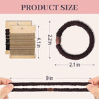 JIIRS 20PCS Boho Hair Ties,Elastic Bracelets,Elastic Hair Ties, Hair Bands For Ponytails,Ponytail Holder for Thick or Thin Hair,Boho Hair Bracelets No-Damage For Daily Life, Sport, Working(Set5)