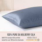 Bella Coterie Luxury Silk Pillowcase for Hair and Skin | 30 Momme | 100% Pure 6A Mulberry Silk | Super Soft | Perfectly Plush [King, Cobalt]