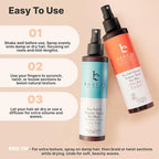 Beauty by Earth Sea Salt Spray for Men & Women - Texture Hair Spray for Adding Volume & Beachy Waves, USA Made with Organic Ingredients