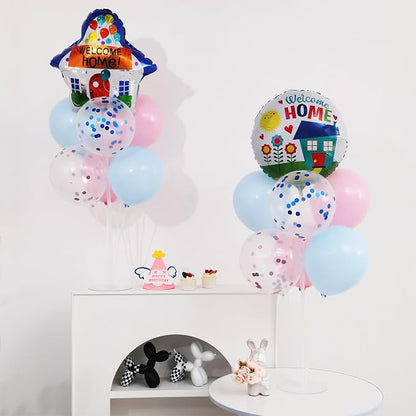 Welcome Home Balloons Table Centerpiece Stand Kit 2 Sets - Image 2