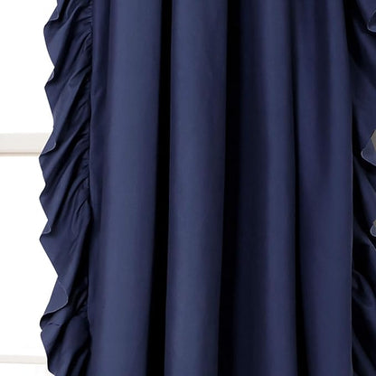Lush Decor Reyna Ruffle Window Curtain Panel Set, Living room, or Dining Room - Image 3