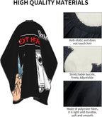 Custom Barber Cape for Men Personalized Professional Hair Cutting Cape with Text for Home Salon Barbershop