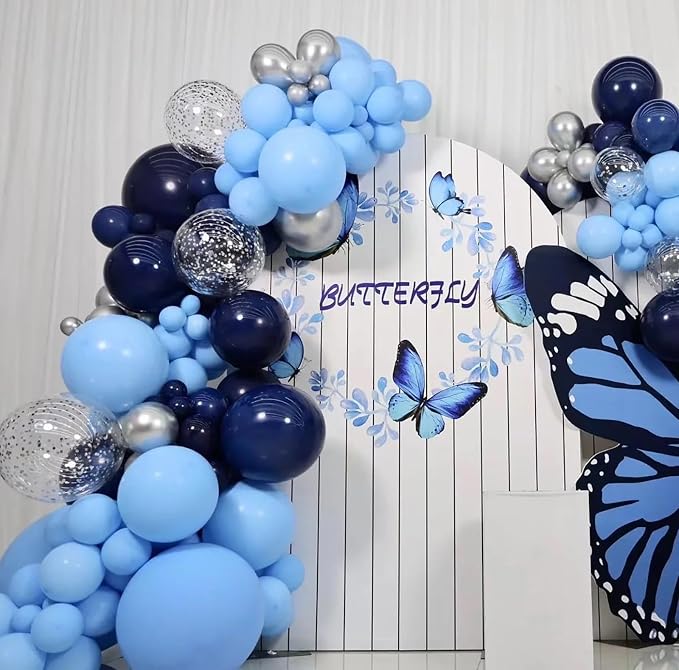 10 Inch Light Blue Balloons - Image 4