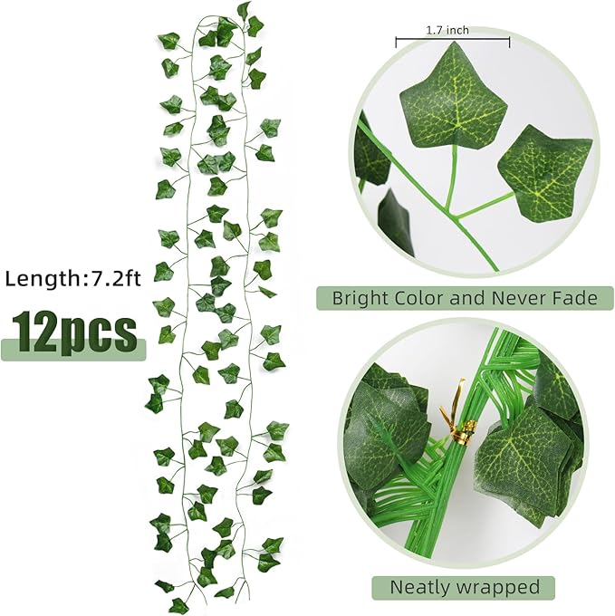 RECUTMS Artificial Fake Ivy Vines Garlands - Image 2