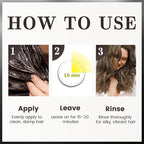 SOVONCARE Black Hair Color Depositing Conditioner Mask 5.28 OZ, Cruelty-Free