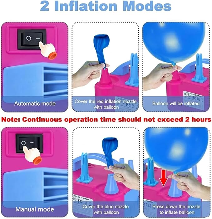 Electric Balloon Pump, Pump Electric, New Fast Balloon Tying Tool, Suitable - Image 6