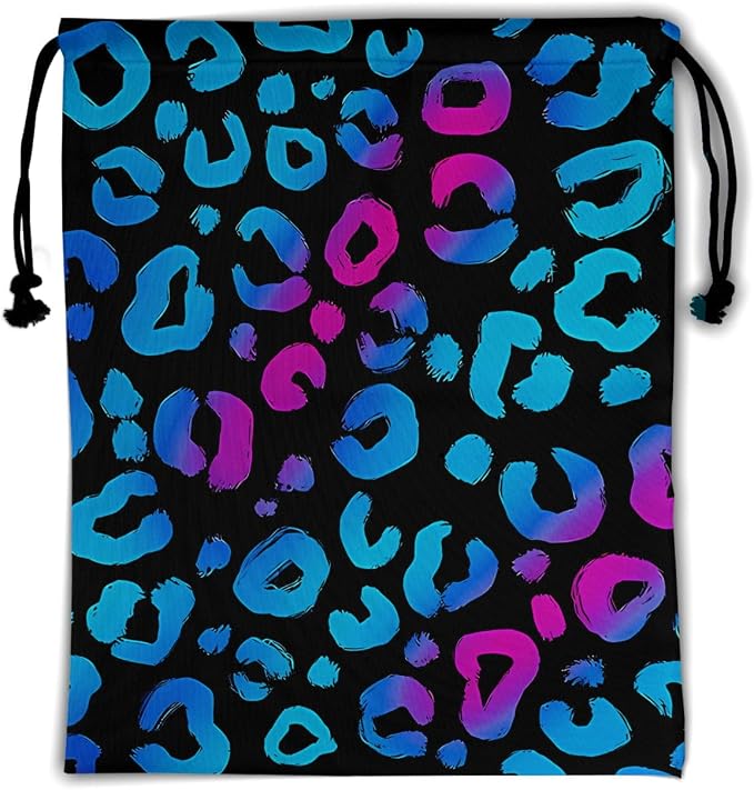 Giwawa Leopard Print Drawstring Grip Bag by Giwawa
