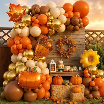Fall Party Decoration Balloon Arch Kit by Govpy