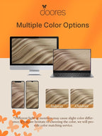 DOORES Hair Extensions Tape in Real Human Hair, Balayage Medium Copper to Sandy Blonde 20 Inch 50g 20pcs, Tape in Extensions Straight Skin Weft Natural Human Thick Ends