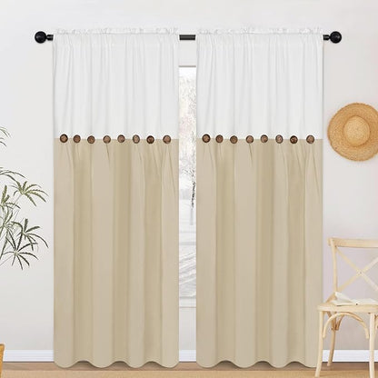 Farmhouse Cotton Linen Curtains - Image 2