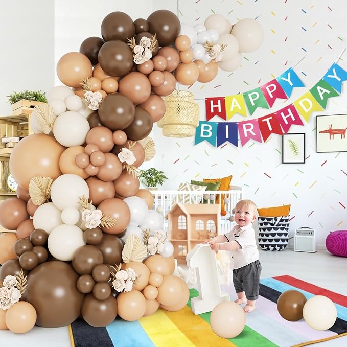DBKL Brown Balloon Garland Arch Kit - Image 2