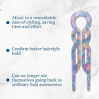 Prestige French Hair Pins, Prestige Hair Pin,New Hair Accessories, Elegant Hair Clips for Women, Suitable for All Hair Types (3PCS-H)