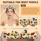 Teenitor Spa Headbands - 9Pcs Cute Bow Headbands for Women, Skincare and Makeup, Washing Face