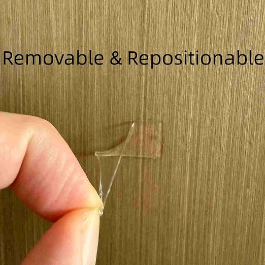 Clear Glue Dots Removable Sticky Tack, Waterproof Poster Putty Double Sided Dots - Image 4