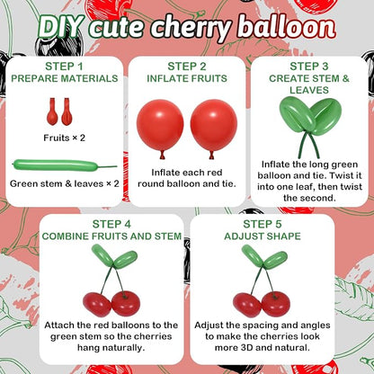 Red Black Balloons Garland Arch Kit, 4D Cheetah Print Mylar Balloons - Image 3