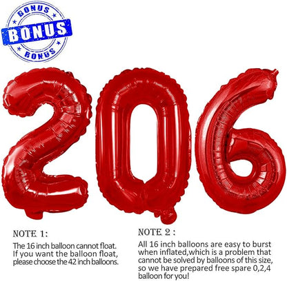 2026 Foil Number Balloons for 2026 New Year Eve Festival Party Supplies - Image 2