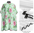 Professional Anti Static Hair Cutting Cape with Elastic Buckle, Waterproof Salon Cape for Coloring/Perming/Styling