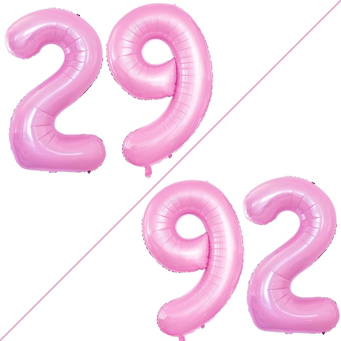 Number 29 Balloons for 29th Birthday Party Decorations, 42 Inch Jumbo Foil - Image 2