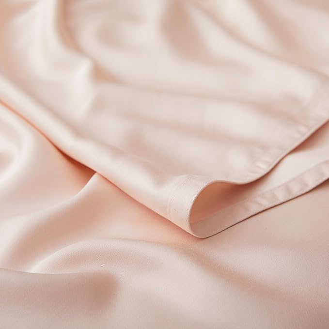 King Envelope Pillowcase Set | 100% Viscose Made from Bamboo | Organically Grown| Ultra Soft | Cooling | 2pcs [Vintage Pink]