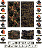 Neck Gaiter Headband Headwear Head Wrap Face Mask Magic Scarf Bandana for Men and Women