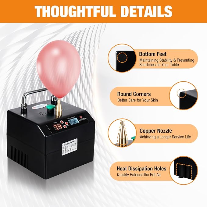 1400w Handheld Balloon Inflator Pump Electric - Image 6