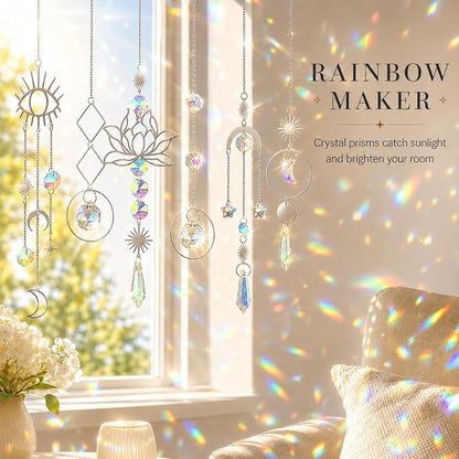 ilclviz Suncatcher Crystal Hanging Sun Catcher Prism | Sun Catcher Prism - Image 2