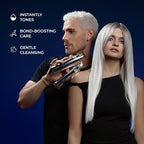 XMONDO Hair Supernova Blonde Toning Shampoo | Vegan Formula with Vegetable Proteins, Jojoba Oil, and Violet Pigments to Replenish, Restore, and Reduce Yellow Tones in Blonde Hair, 8 Fl Oz 1-Pack