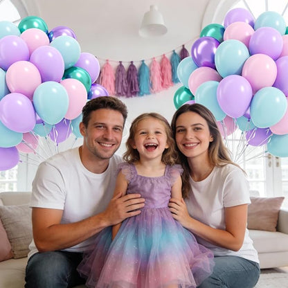 60pcs 12inch Mermaid Balloons - Image 6