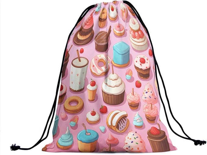 Cute Cupcake Gymnastics Grip Bag - Image 2