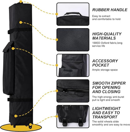 Abbylike 62 x 9 Inch Balloon Arch Frame Storage Bag - Image 2