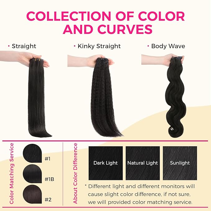 Lashey Seamless Clip in Hair Extensions Human Hair 130g 9pcs #1 Jet Black Straight 16 Inch Clip in Hair Extensions with PU Soft Invisi Edge for Women