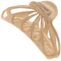 Camila Paris CP3082 French Hair Clip for Women Thick Long Curly Wavy Hair, Beige, Girls Hair Claw Clip Fashion Styling Accessory, Strong Hold No Slip Grip, Made in France