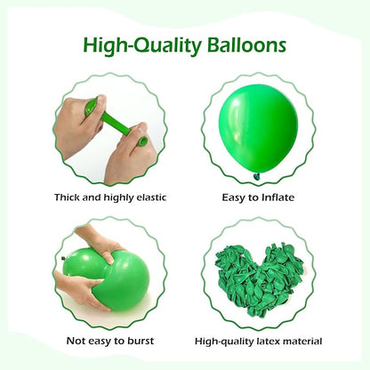 110pcs Green Balloon Arch Kit - Image 3