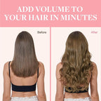 GOO GOO Clip in Hair Extensions Real Human Hair, Remy Human Hair Extensions Clip ins for Women, Natural Human Hair, 14inch 120g 7Pcs, 5 Light Ash Brown