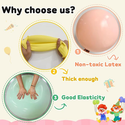 Pastel Colorful Balloons 36 Inch - Image 3