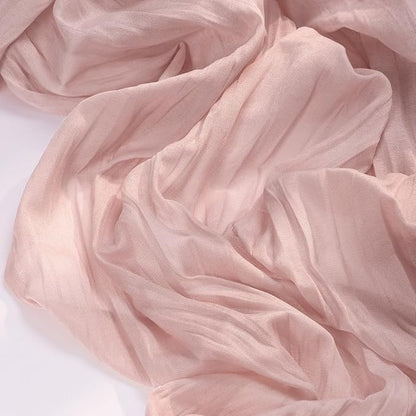 Cheesecloth Table Runner Summer Boho Wedding Birthday Party Home Decor | Pink - Image 2