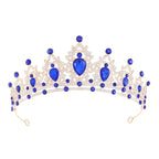 Princess Tiara and Crown for Women Wedding Tiaras for Bridal Women Tiaras and Crystal Crowns Rhinestone Headband Metal Hair Accessories for Costume Birthday Party Prom Gifts