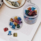 50 PCS Mini Hair Claw Clips， Bangs Strong Grip Multifunction Clamp Clips. (Transparent color)