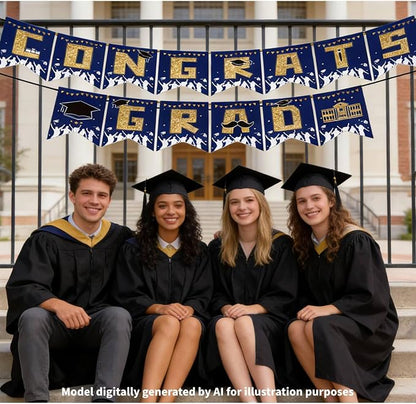 Congrats Grad Banners, Congratulations Grad Banner, Graduation Decorations - Image 6