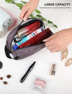 GOX Small Travel Toiletry Bag, Dopp Kit Case For Men, Multifunction Cosmetics Organizer Pouch…