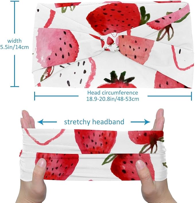 6 Pcs Stretchy Headbands for Women, Absorbed Sport Headband Soft Twist Knotted Headbands for Daily Life Yoga Workout, Dogs Collection Multi Animal
