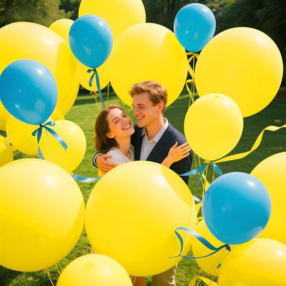 Yellow Big Balloons 32pcs, 18 Inch Large Latex Giant Heavy Duty Balloons - Image 8